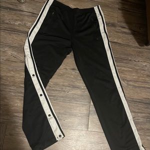 Men's black joggers